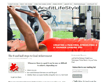 Tablet Screenshot of acufitliving.com